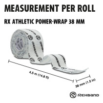Rehband trak RX ATHLETIC POWER-WRAP - 3,8cm