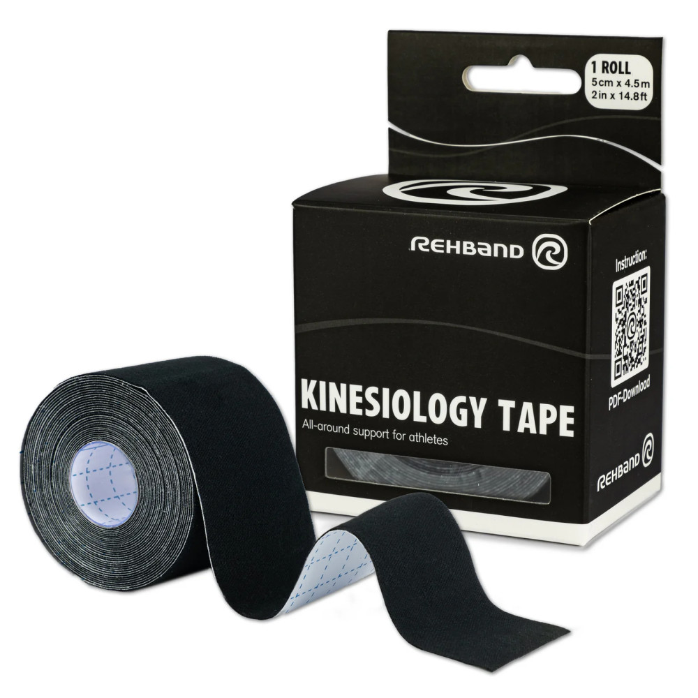 Kinezio trak REHBAND RX - črn