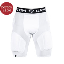 Podstavljene gače PRO+ Gamepatch - bijele