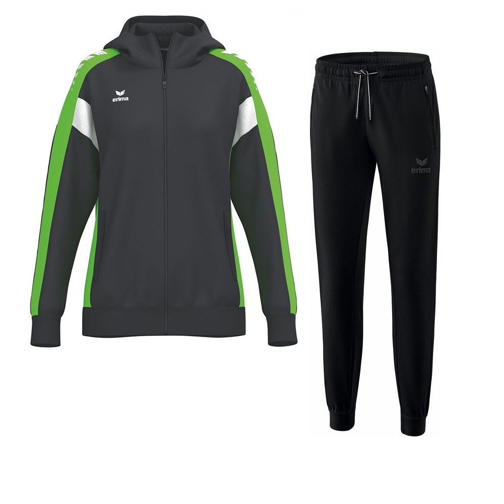 Komplet ženska bombažna trenirka z zadrgo CELEBRATE 125 ERIMA