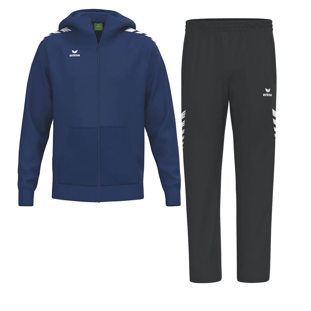 Komplet moška bombažna trenirka z zadrgo CMPT 3 WINGS ERIMA